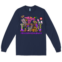 Navy mardi gras  lvn licensed vocational nurse Long Sleeve Tee - AdoDesignShop