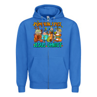 True Royal pumpkin spıce jesus christ coffee cups Zipper Hoodie - AdoDesignShop