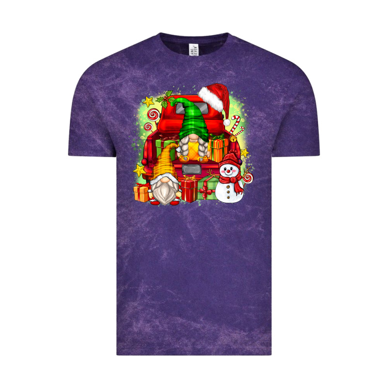 Christmas Gnome Truck Vintage Tee by Zillion Design Studio | Teevron