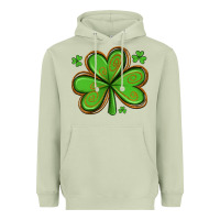 Matcha st patricks day shamrock with glitter Heavyweight Hoodie - Artiststas