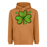 Meerkat st patricks day shamrock with glitter Heavyweight Hoodie - Artiststas