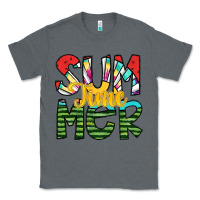 Charcoal Heather summer time Classic Tee - SublimationCraftShop
