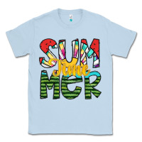 Dusty Blue summer time Classic Tee - SublimationCraftShop