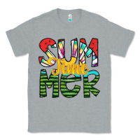 Heather Grey summer time Classic Tee - SublimationCraftShop