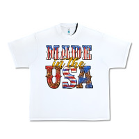 White made in the usa Urban Heavy Tee - texasbilliewilder