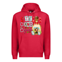 Cardinal te amo te quila Premium Hoodie - NancyCooperArtShop