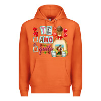 Carrot te amo te quila Premium Hoodie - NancyCooperArtShop