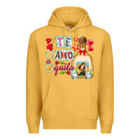 Mustard te amo te quila Premium Hoodie - NancyCooperArtShop