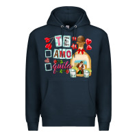 Navy te amo te quila Premium Hoodie - NancyCooperArtShop