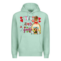Seafoam te amo te quila Premium Hoodie - NancyCooperArtShop