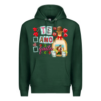 Sports Green te amo te quila Premium Hoodie - NancyCooperArtShop