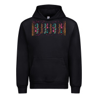Black teacher gemstone and pink flower libbey glass Urban Hoodie - BundleAndBundleShop