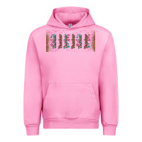 Fuchsia Pink teacher gemstone and pink flower libbey glass Urban Hoodie - BundleAndBundleShop