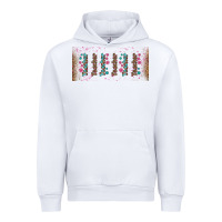 White teacher gemstone and pink flower libbey glass Urban Hoodie - BundleAndBundleShop