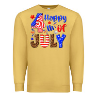 Antique Gold happy 4th of july Premium Sweatshirt - NancyCooperArtShop