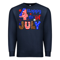 Navy happy 4th of july Premium Sweatshirt - NancyCooperArtShop