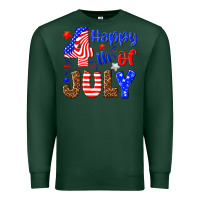 Sports Green happy 4th of july Premium Sweatshirt - NancyCooperArtShop