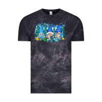 Cloud Black snowman gnome Vintage Tee - Zillion Design Studio