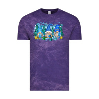 Cloud Purple snowman gnome Vintage Tee - Zillion Design Studio