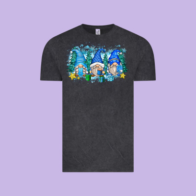 Snowman Gnome Vintage Tee Designed By Zillion Design Studio