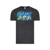 Vintage Black snowman gnome Vintage Tee - Zillion Design Studio