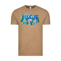 Vintage Coffee snowman gnome Vintage Tee - Zillion Design Studio