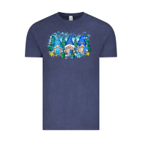 Vintage Denim snowman gnome Vintage Tee - Zillion Design Studio