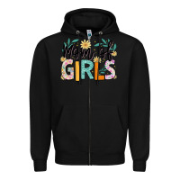 Black mom of girls Zipper Hoodie - JahusDesignShop