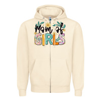 Sandshell mom of girls Zipper Hoodie - JahusDesignShop