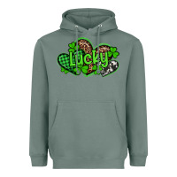 Sage st patricks day lucky western hearts Heavyweight Hoodie - Artiststas