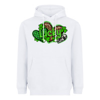 White st patricks day lucky western hearts Heavyweight Hoodie - Artiststas