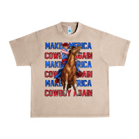 French Oak make america cowboy again Urban Heavy Tee - texasbilliewilder