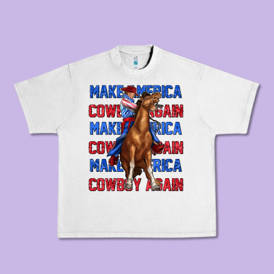 Urban Heavy Tee make america cowboy again