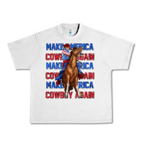 Lunar Rock make america cowboy again Urban Heavy Tee - texasbilliewilder