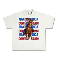 Pistachio make america cowboy again Urban Heavy Tee - texasbilliewilder