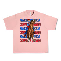 Salmon make america cowboy again Urban Heavy Tee - texasbilliewilder