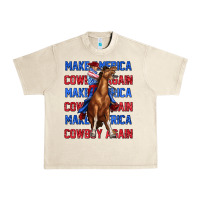 Sandshell make america cowboy again Urban Heavy Tee - texasbilliewilder