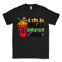Black I Run On Coffee & Christmas Cheer Classic Tee - CowhideDigitalArt