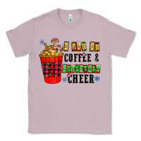 Lilac I Run On Coffee & Christmas Cheer Classic Tee - CowhideDigitalArt