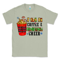 Matcha I Run On Coffee & Christmas Cheer Classic Tee - CowhideDigitalArt