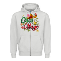 Dove Grey cinco de mayo Zipper Hoodie - JahusDesignShop