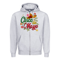 Heather Grey cinco de mayo Zipper Hoodie - JahusDesignShop