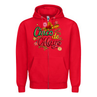 Red cinco de mayo Zipper Hoodie - JahusDesignShop