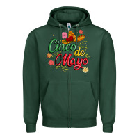 Sports Green cinco de mayo Zipper Hoodie - JahusDesignShop