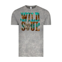 Cloud Rock wild soul with skeleton hand Vintage Tee - texasbilliewilder