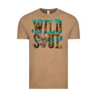 Vintage Coffee wild soul with skeleton hand Vintage Tee - texasbilliewilder