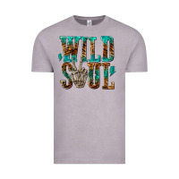 Vintage Zinc wild soul with skeleton hand Vintage Tee - texasbilliewilder