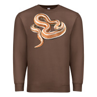 Chestnut Rosy Boa Snake Illustrations Premium Sweatshirt - LillyAllenDesigns