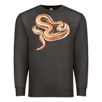Smoke Rosy Boa Snake Illustrations Premium Sweatshirt - LillyAllenDesigns