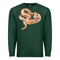 Sports Green Rosy Boa Snake Illustrations Premium Sweatshirt - LillyAllenDesigns